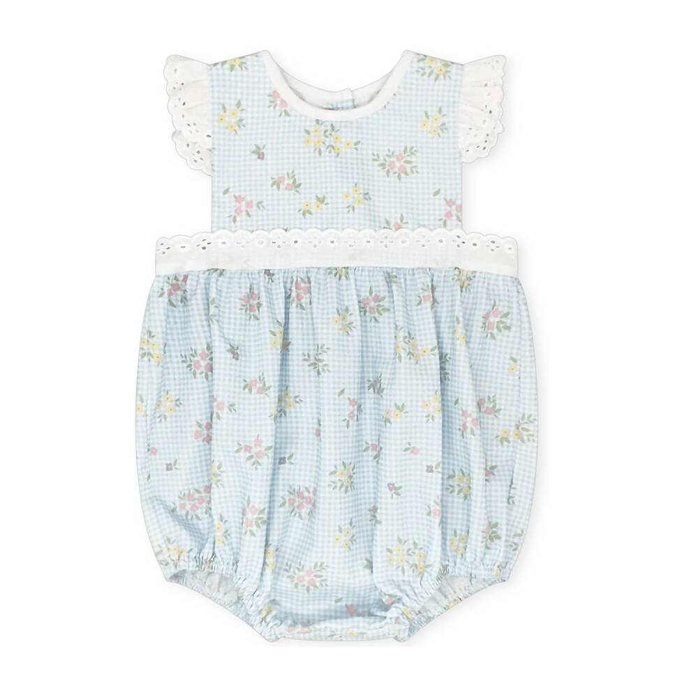 NEW LULLABY SET girls pinafore bubble in spring time blooms